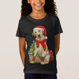 Yellow Lab Labrador Christmas Tree Dog Lover Xmas T-Shirt