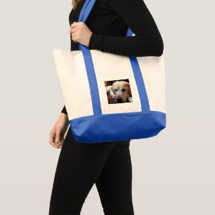 Yellow Lab Laying Tote Bag