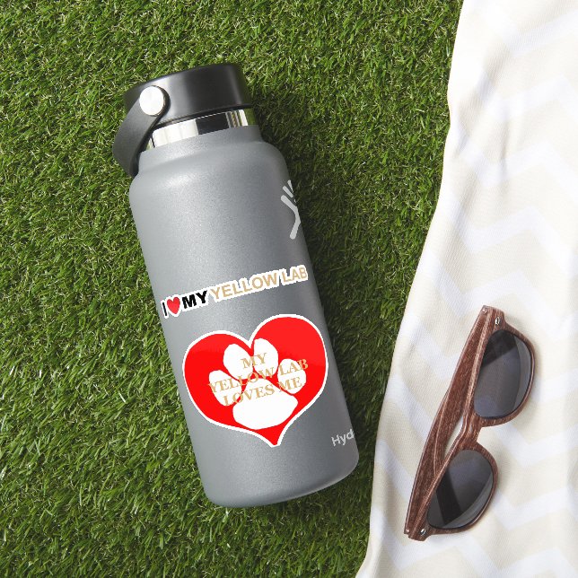 Yellow Lab Love  (HydroFlask Insitu)