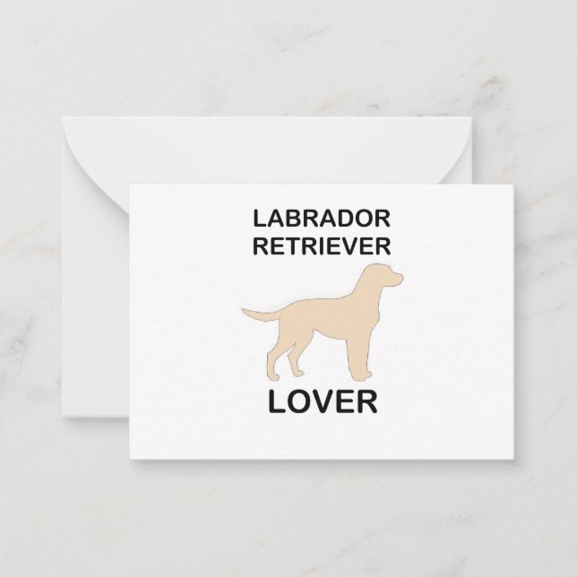 yellow lab lover card (Front)