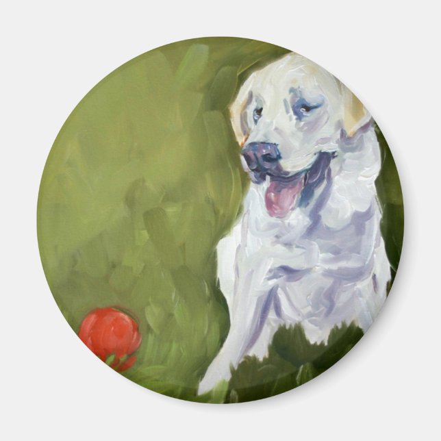 Yellow Lab Magnet (Front)