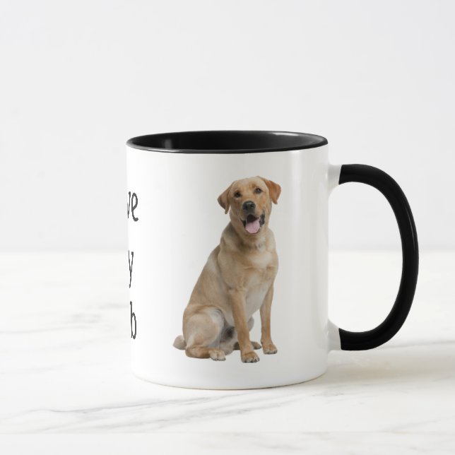 Yellow Lab Mug (Right)