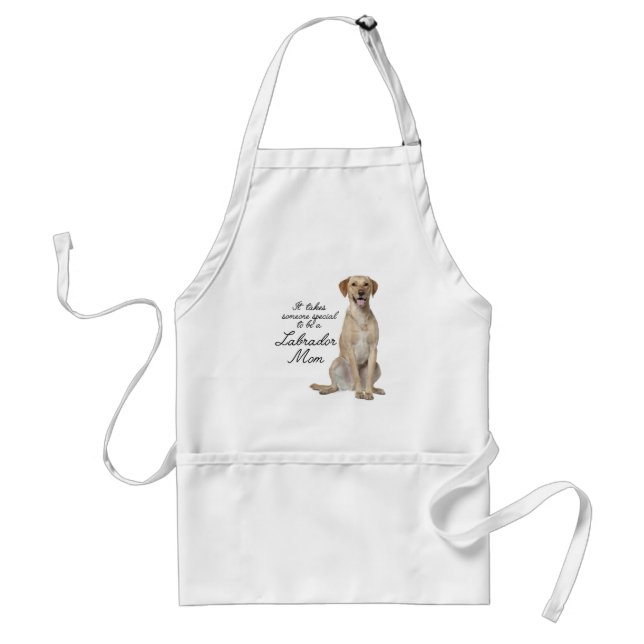 Yellow Lab Mum Apron (Front)