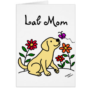 Yellow Lab Mum & Green