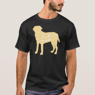 Yellow Lab Mum T-Shirt
