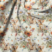 Yellow Lab Repeating Pattern 