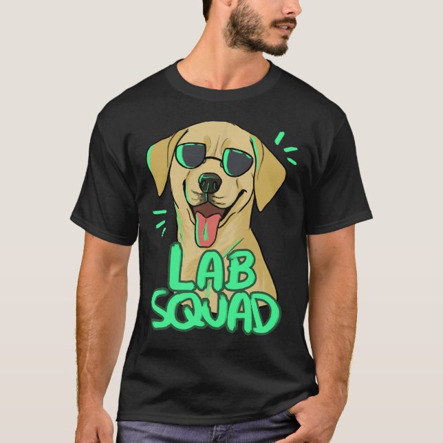 Yellow Lab Squad T-Shirt (Front)