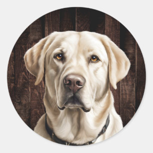 Yellow Lab  Stickers