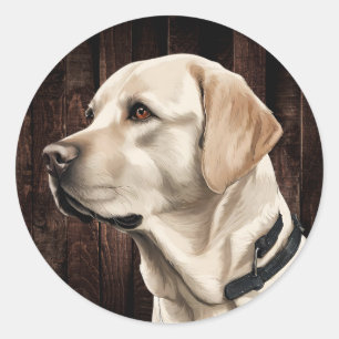  Yellow Lab  Stickers