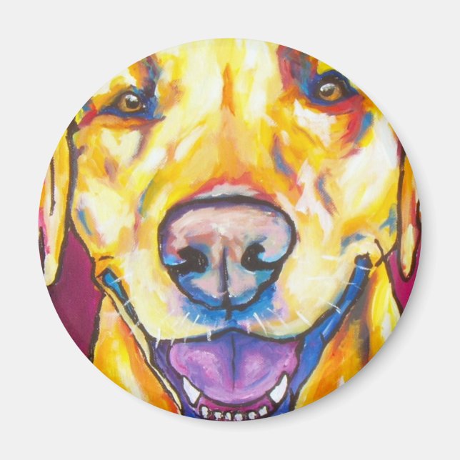 Yellow Labrador 1 Magnet (Front)