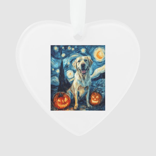 Yellow Labrador (1) Ornament (Front)