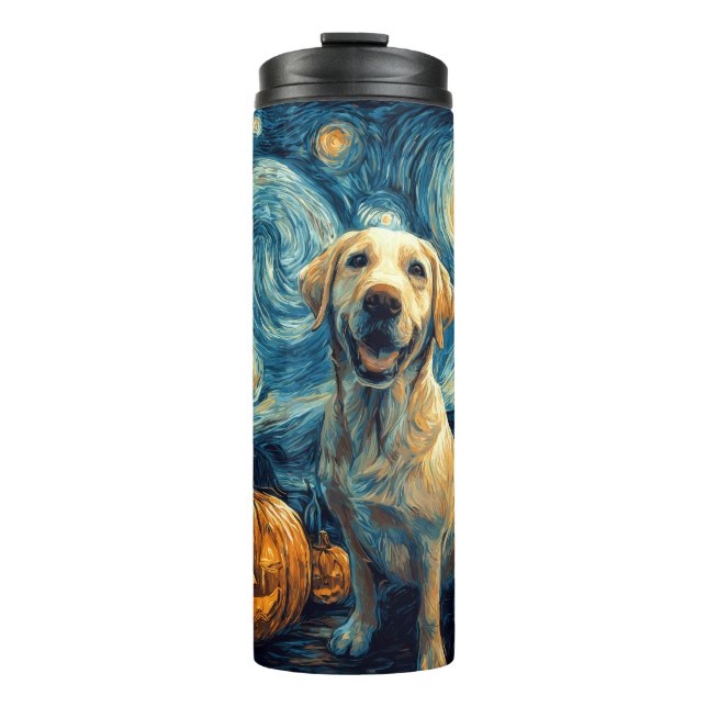 Yellow Labrador (2) Thermal Tumbler (Front)