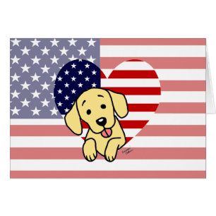 Yellow Labrador American Heart