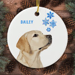 Yellow Labrador Christmas Ornament<br><div class="desc">Yellow Labrador Christmas Ornament</div>