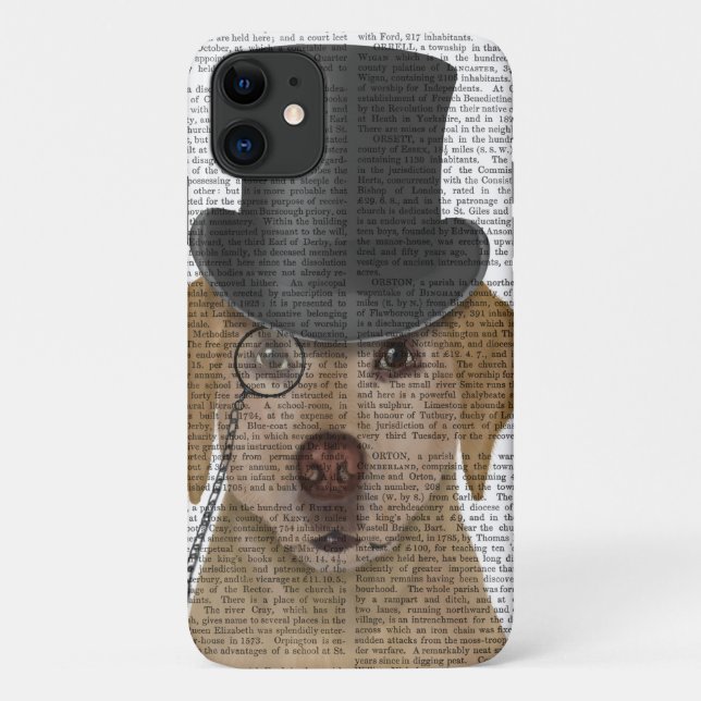 Yellow Labrador, Formal Hound and Hat Case-Mate iPhone Case (Back)
