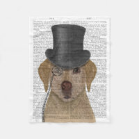 Yellow Labrador, Formal Hound and Hat