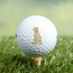 Yellow Labrador Golf Balls<br><div class="desc">I am in love with this beautifully detailed watercolor illustration of a yellow lab or labrador! Personalise these with your name or monogram and even and change the background colour to compliment your decor! Shop the rest of my collection for the sweetest housewarming, bridal shower, teacher, mother-in-law, husband, boyfriend, secret...</div>