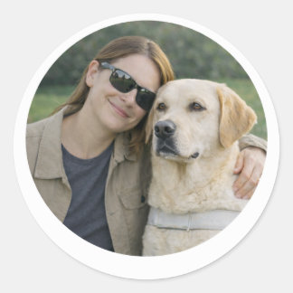 Yellow Labrador Guide Dog Partnership – Classic Round Sticker