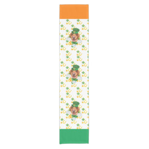 Yellow Labrador Holiday Home Decor St Patricks Day Short Table Runner