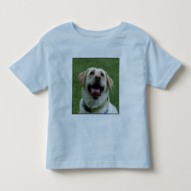 Yellow Labrador kids  T-shirt (Front)