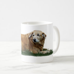 Yellow Labrador Mixed Breed Dog Coffee Mug