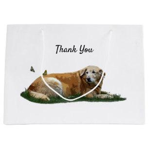 Yellow Labrador Mixed Breed Dog Gift Bag