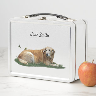 Yellow Labrador Mixed Breed Dog Lunch Box