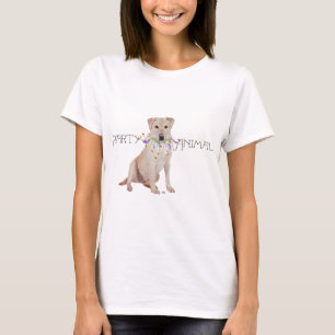 Yellow Labrador Party Animal T-Shirt