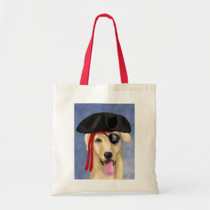 Yellow Labrador Pirate Tote Bag