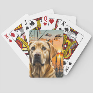 Yellow Labrador Playing Cards, Labrador  Playing Cards