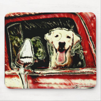 YELLOW LABRADOR RETIEVER MOUSE MAT