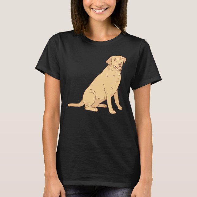 Yellow Labrador Retriever 333 T-Shirt (Front)