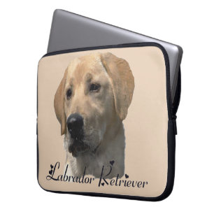 Yellow Labrador Retriever Art Gifts Laptop Sleeve