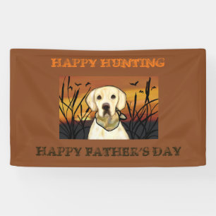 YELLOW LABRADOR RETRIEVER BANNER
