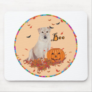 Yellow Labrador Retriever Boo! Mouse Mat