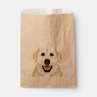 yellow labrador retriever cartoon favour bags