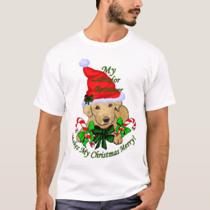 Yellow Labrador Retriever Christmas Gifts T-Shirt