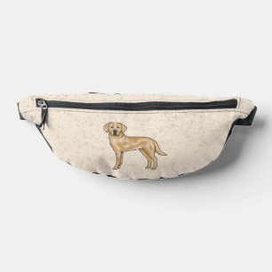 Yellow Labrador Retriever Cute Cartoon Lab Dog Bum Bags