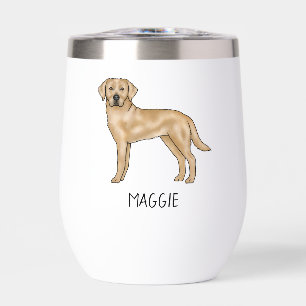 Yellow Labrador Retriever Cute Lab Dog Custom Name