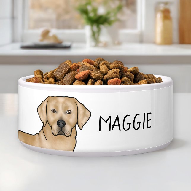Yellow Labrador Retriever Cute Lab Dog Custom Name (Creator Uploaded)