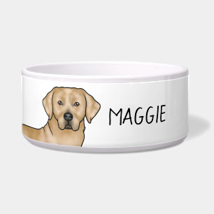 Yellow Labrador Retriever Cute Lab Dog Custom Name