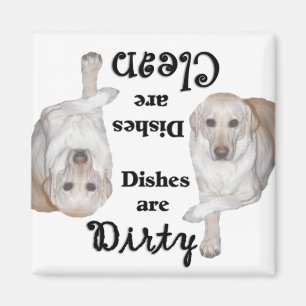 Yellow Labrador Retriever Dishwasher Magnet