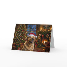 Yellow Labrador Retriever Holiday