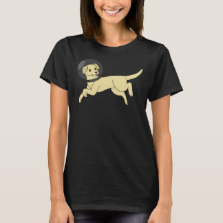 Yellow Labrador Retriever In Space T-Shirt