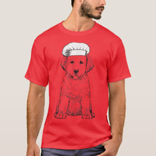 Yellow Labrador Retriever Lab Dog Cook Chef Funny  T-Shirt