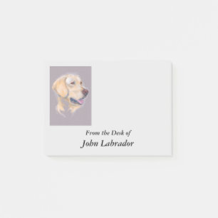 Yellow Labrador Retriever Portrait Post-it Notes