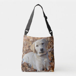 Yellow Labrador Retriever Puppy Crossbody Bag