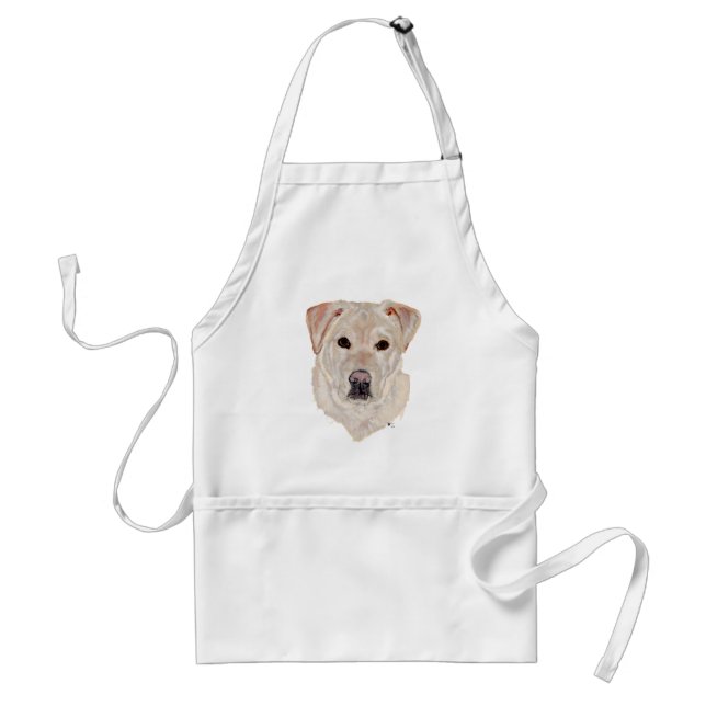 Yellow Labrador Retriever Standard Apron (Front)