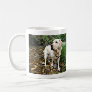 Yellow Labrador Retriever Stately Pose Coffee Mug