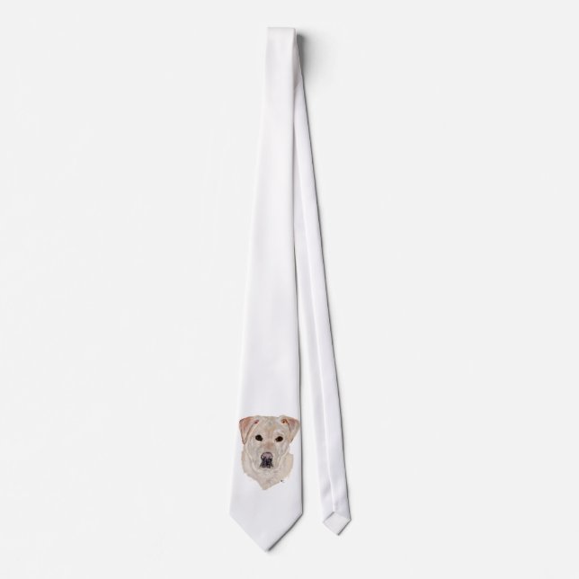 Yellow Labrador Retriever Tie (Front)